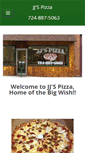 Mobile Screenshot of jjspizza.net